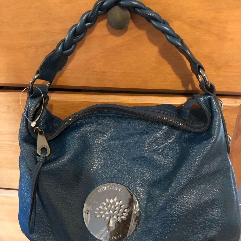Brand New Mulberry Medium Daria Hobo in Petrol Soft Spongy Leather